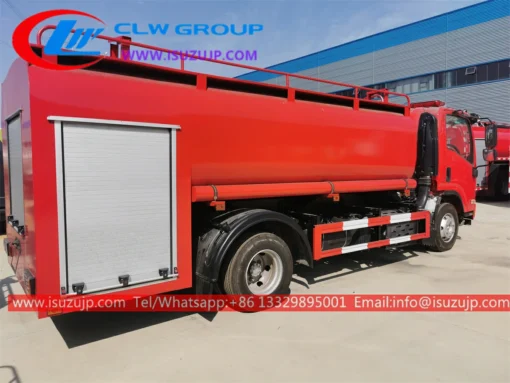 ISUZU 8t caminhão de bombeiros tanque de água Tajiquistão