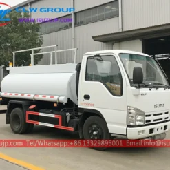 ISUZU ELF 3cbm oil tanker truck Cambodia