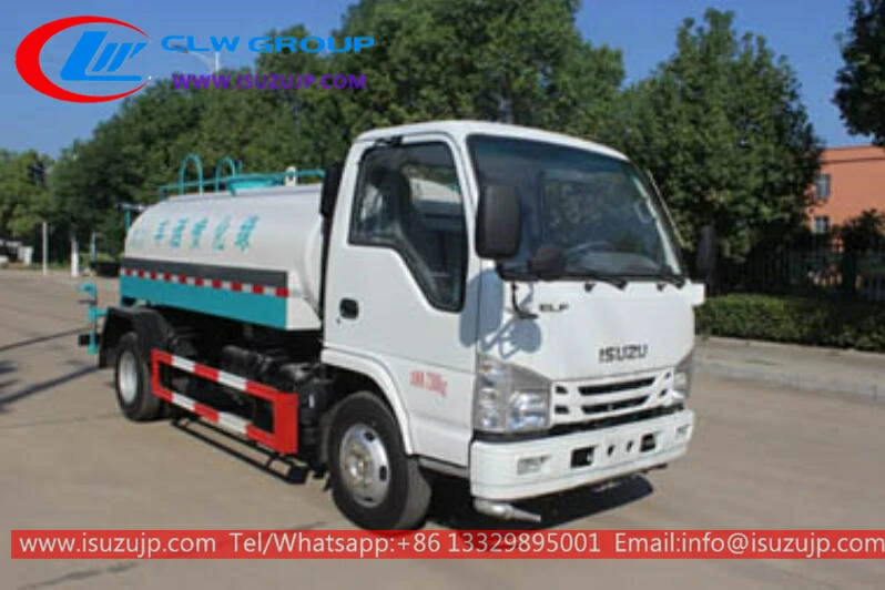 ISUZU ELF 5cbm military water trucks for sale Malaysia