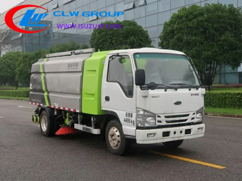 ISUZU ELF 5t electric sweeping machine Burkina Faso