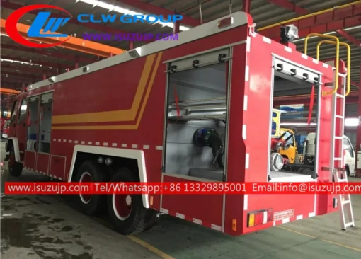 Équipement de camion de pompiers ISUZU EXR 10cbm
