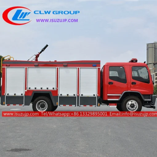 Camion dei pompieri commerciali ISUZU FTR da 6000 litri