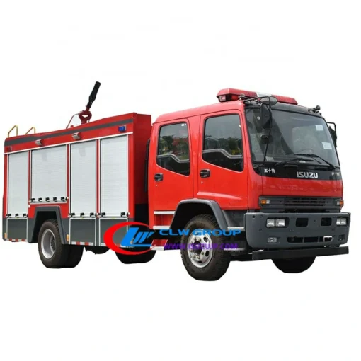 Автомобиль пожарной машины цистерны для воды 6000 литров ISUZU FTR