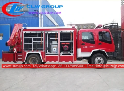 ISUZU FVR heavy fire department tanker