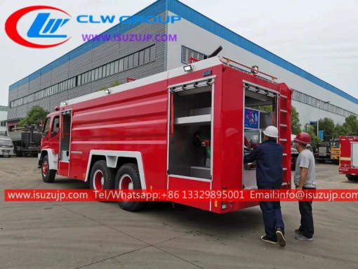 Caminhão de resgate de incêndio ISUZU FVZ 12000 litros para venda