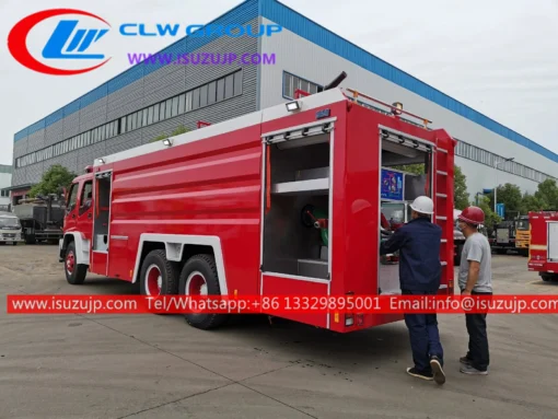 ISUZU FVZ 12000liters fire rescue truck for sale