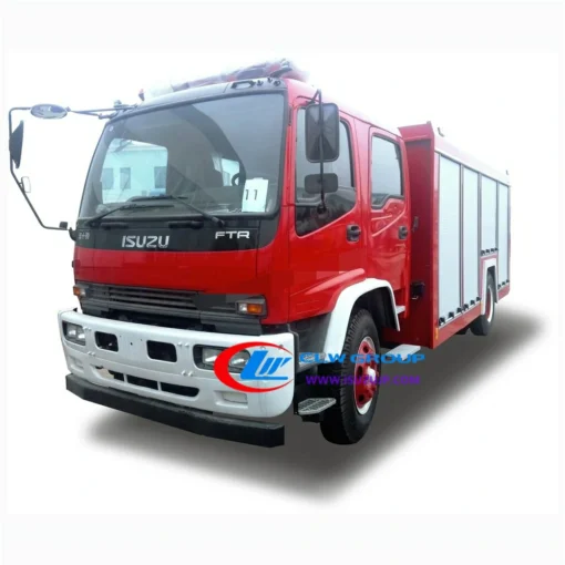 ISUZU FVZ 12000liters ရေသန့်တင်ဒါ မီးသတ်ကား