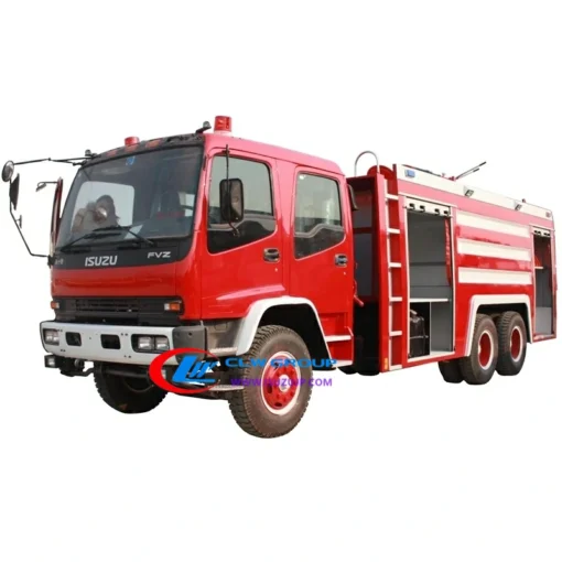 Camion de pompiers de camion-citerne d'eau d'ISUZU FVZ 6x6 à vendre