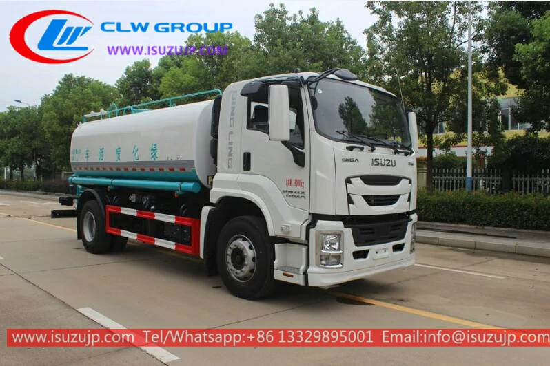 ISUZU GIGA 15m3 mobile water tanker price Vietnam