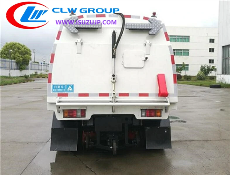 ISUZU KV100 4ton parking lot sweeper truck price East Timor