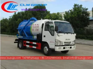 ISUZU NHR 5m3 vacuum truck for sale Cambodia