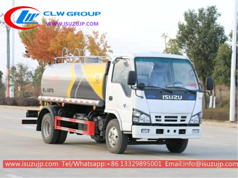 ISUZU NKR 5 ton watercart for sale Cambodia