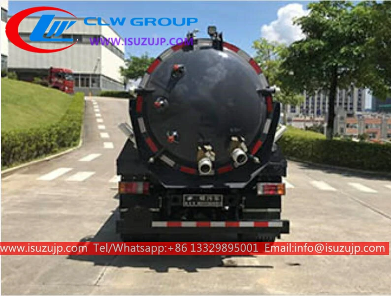 ISUZU NKR 5000L vacuum tanker price Myanmar