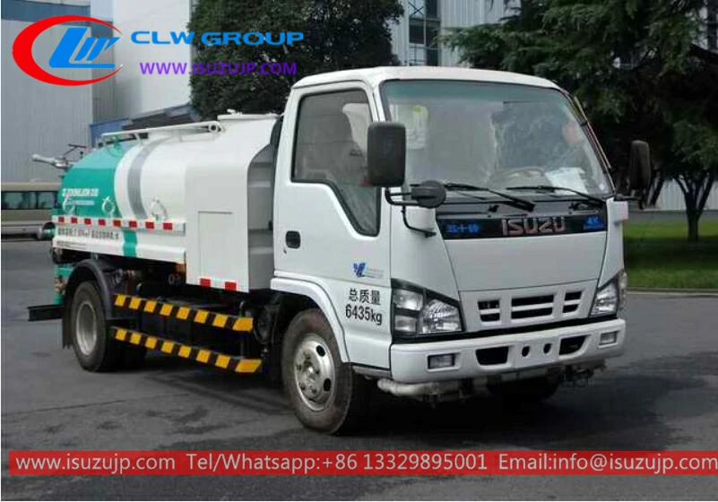 ISUZU NKR 5000L water truck cost Kyrgyzstan