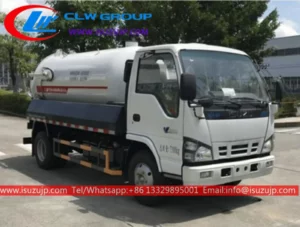 ISUZU NKR 5000liters vacuum tanker Thailand