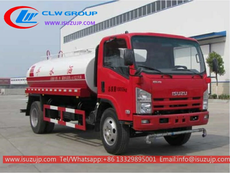 ISUZU NNR 6000kg water supply truck Tajikistan