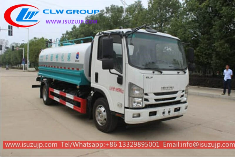 ISUZU NPR 2000 gallon water truck Indonesia