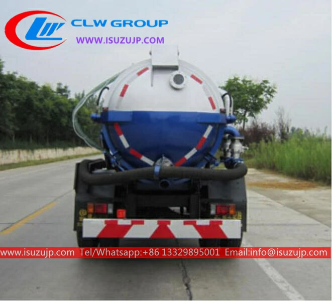 ISUZU NPR 6000liters vacuum tanker price East Timor