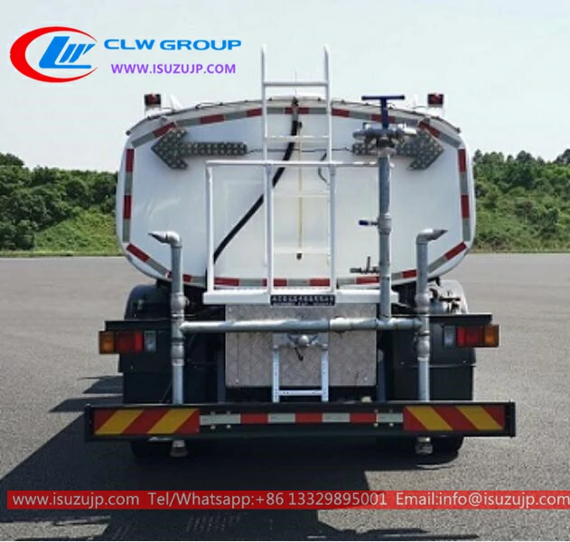ISUZU electric 8000 liters potable water truck for sale Myanmar
