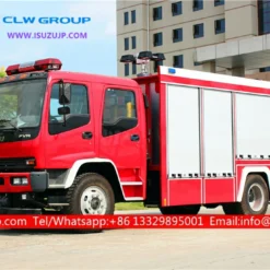 ISUZU foam tender fire truck Bahamas