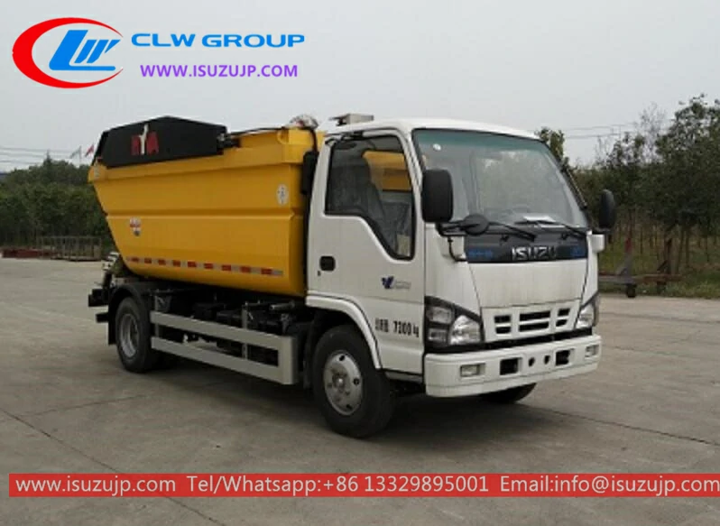 ISUZU small trash truck for sale Laos