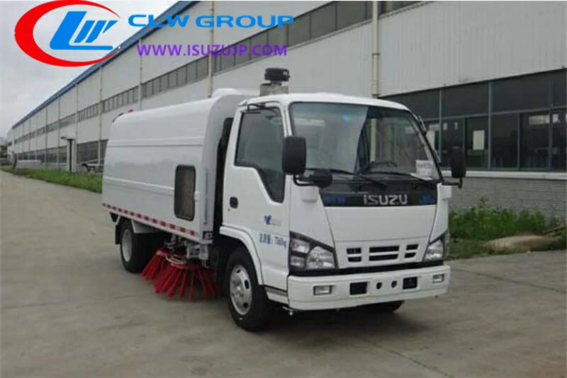 Isuzu 3 ton truck mounted sweeper Nepal