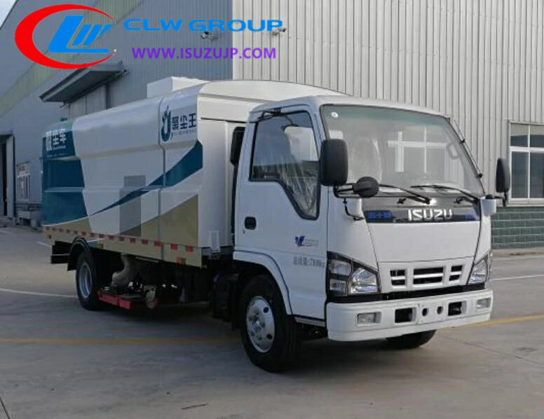 Isuzu 5 cubic meters sweeper truck Kyrgyzstan
