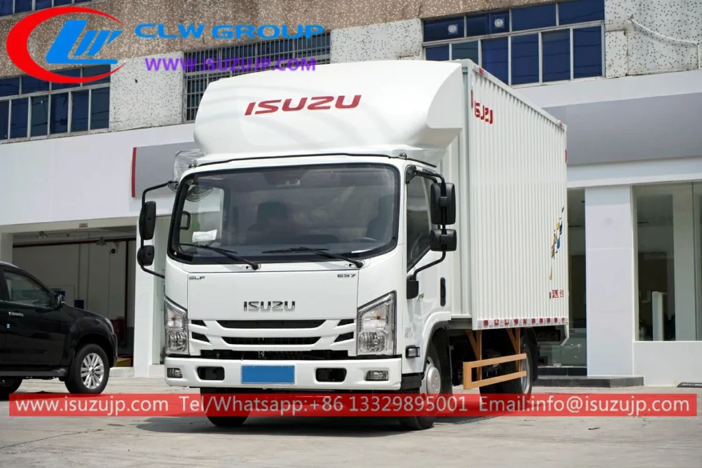 Isuzu 5 ton cube van truck