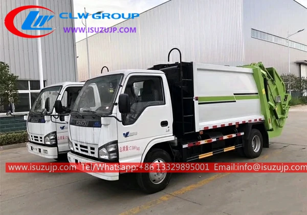 Isuzu 5m3 compactor garbage truck