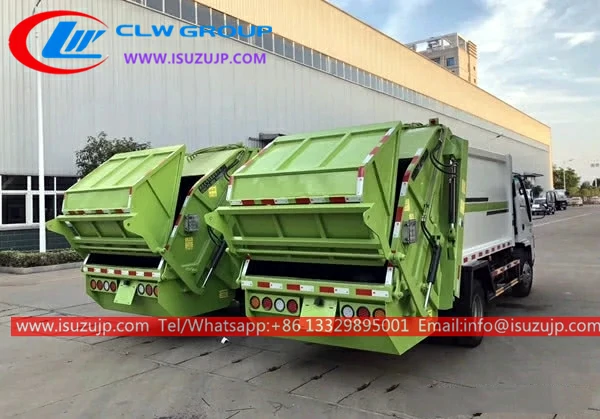 Isuzu 5m3 compactor refuse truck