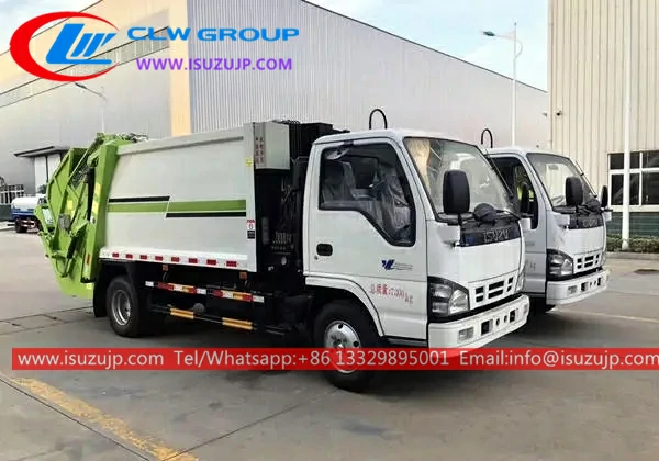 Isuzu 5m3 compactor waste truck