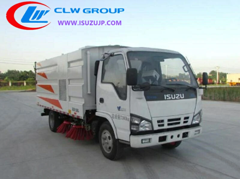 Isuzu 6m3 street sweeper truck Cambodia