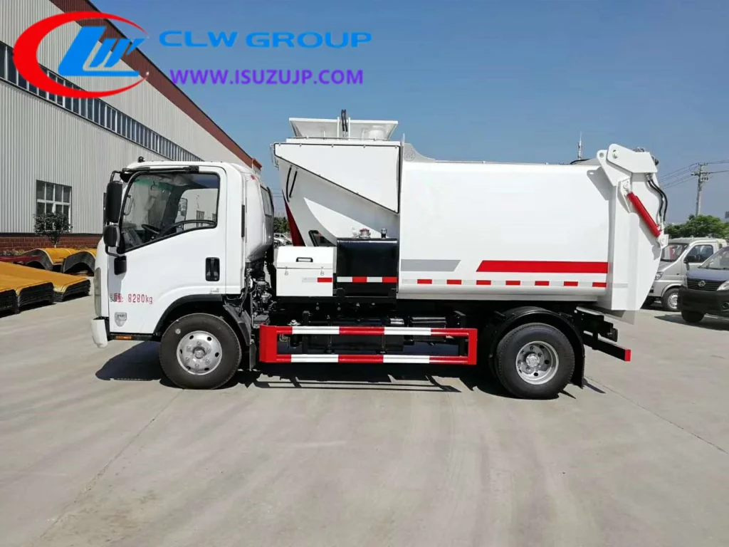 Isuzu waste management truck