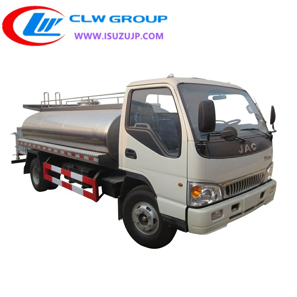 JAC 5000L stainless steel tanker for sale Jamaica