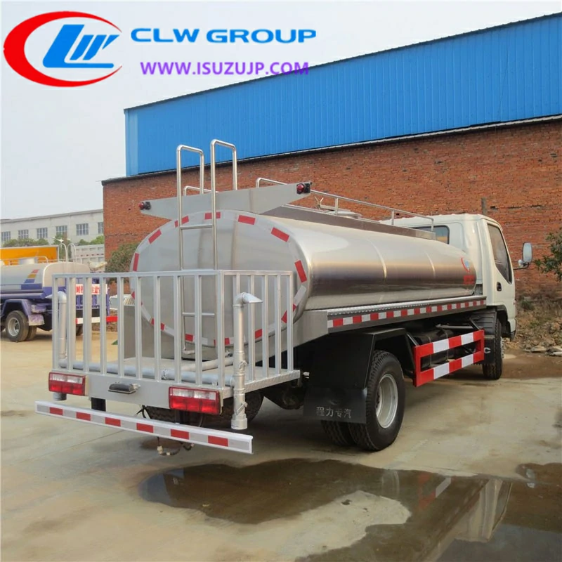 JAC 5000liters stainless steel potable tanker for sale Haiti