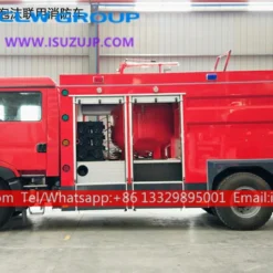 Japan Isuzu Medium fire engine equipment