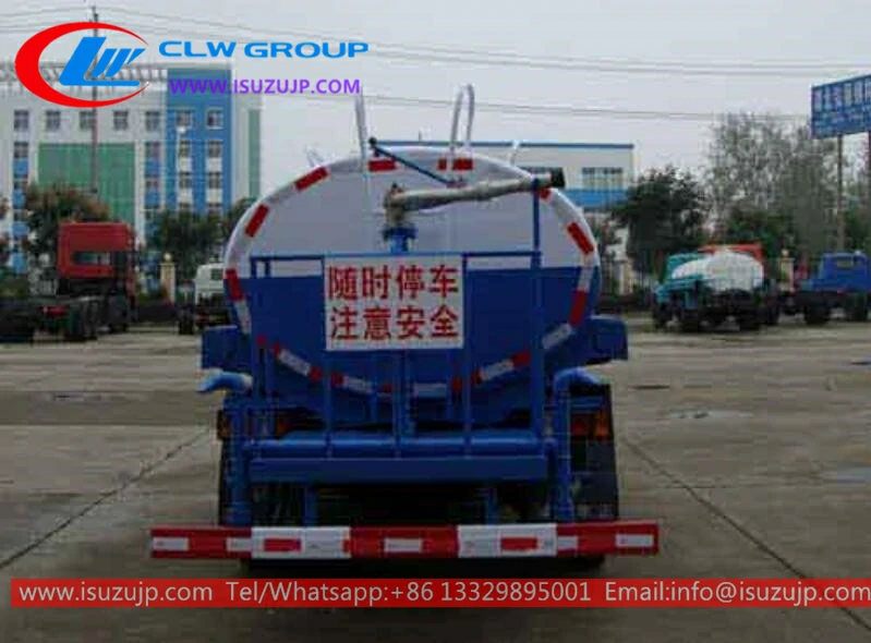 Japanese 4cbm potable water tankers price Turkmenistan