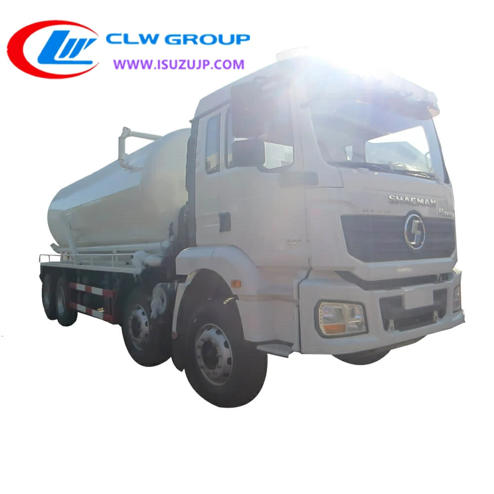 Shacman 18cbm sewage suction truck Egypt