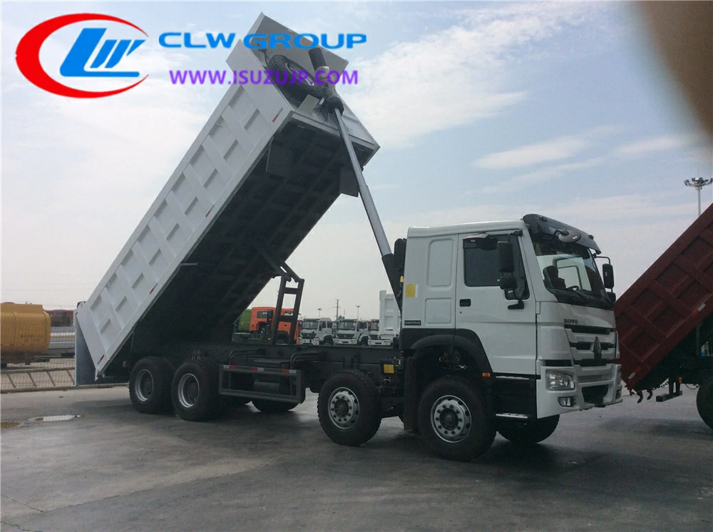 Sinotruk HOWO 40 ton rock truck South Sudan