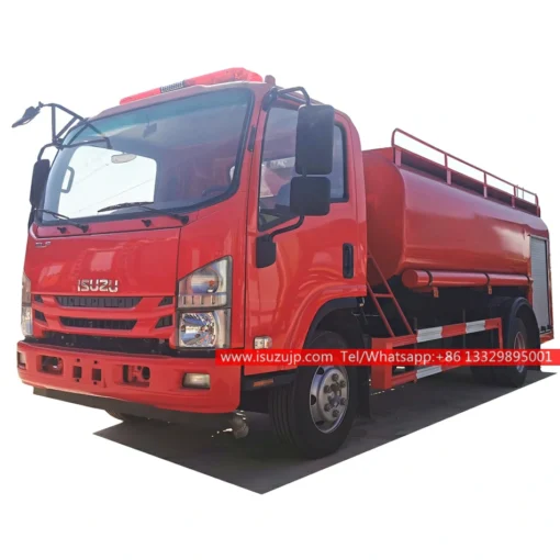 UZU NPR 8 toneladang fire fighting water pump truck Saudi Arabia