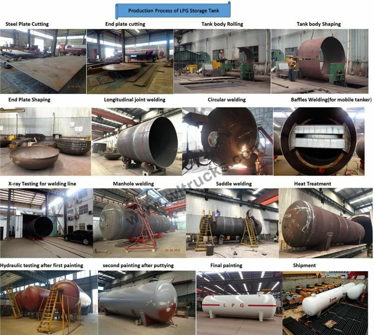 lpg tanker truck Production Process