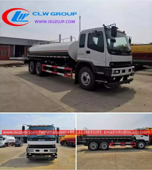 10 gulong Isuzu 18000l water tanker truck na ibinebenta