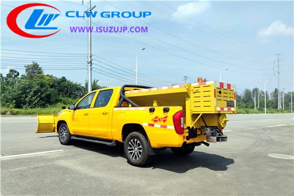 4x4 Foton pickup commercial snow plow trucks