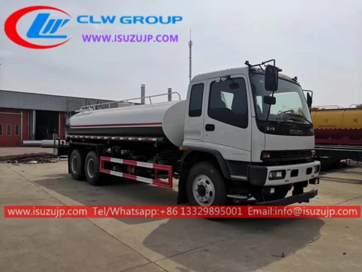 6x4 Isuzu 20m3 ichimlik suvi tankeri