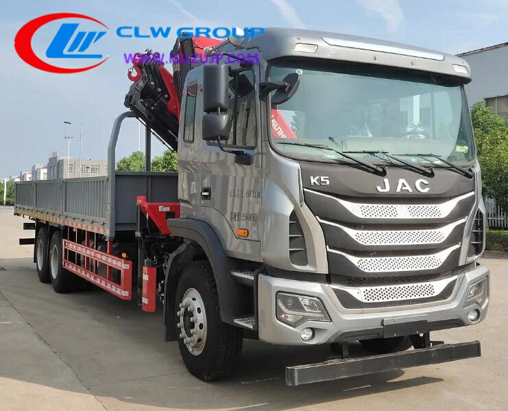 6x4 JAC truck mounted mobile crane Swaziland