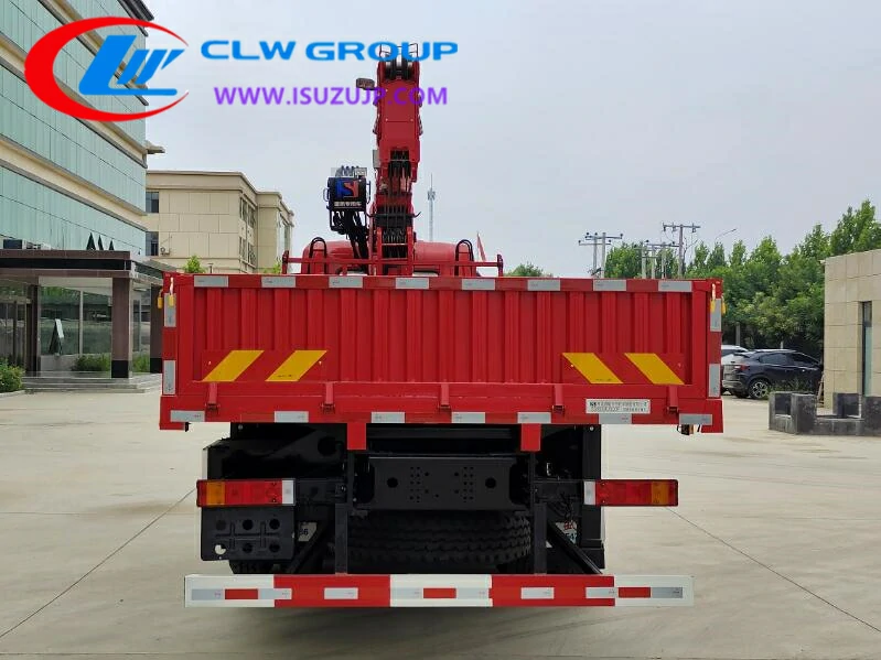 Dongfeng 12T truck mobile crane for sale Lesotho