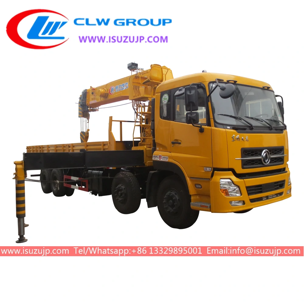 Dongfeng 16 ton service truck crane Bangladesh