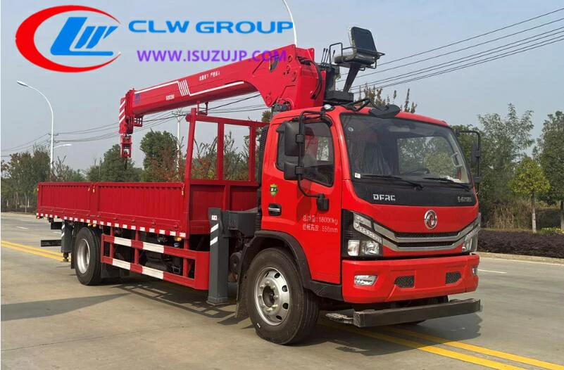 Dongfeng 8000kg crane lift truck Sudan