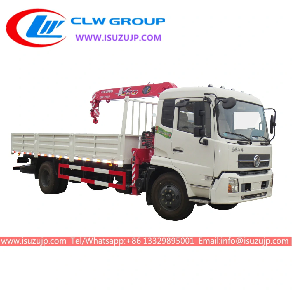 Dongfeng 8T lorry mounted crane Israel