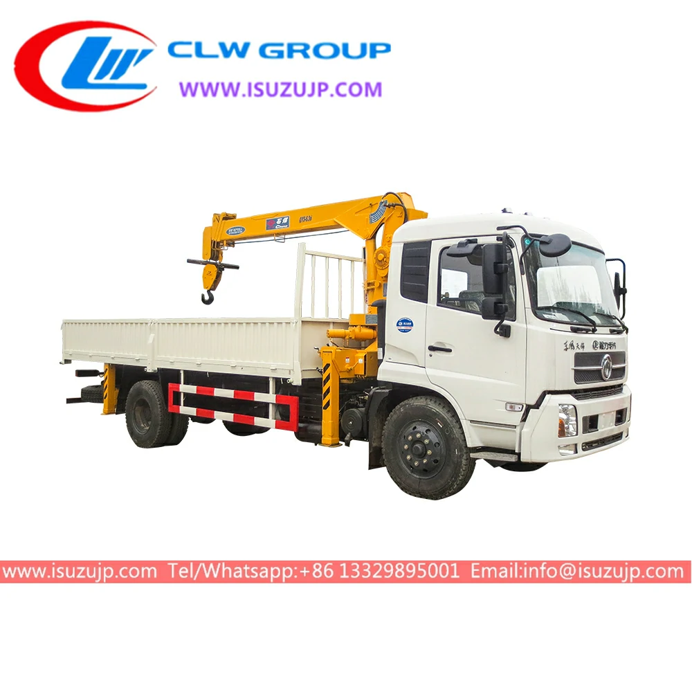 Dongfeng 8ton truck loader crane Georgia